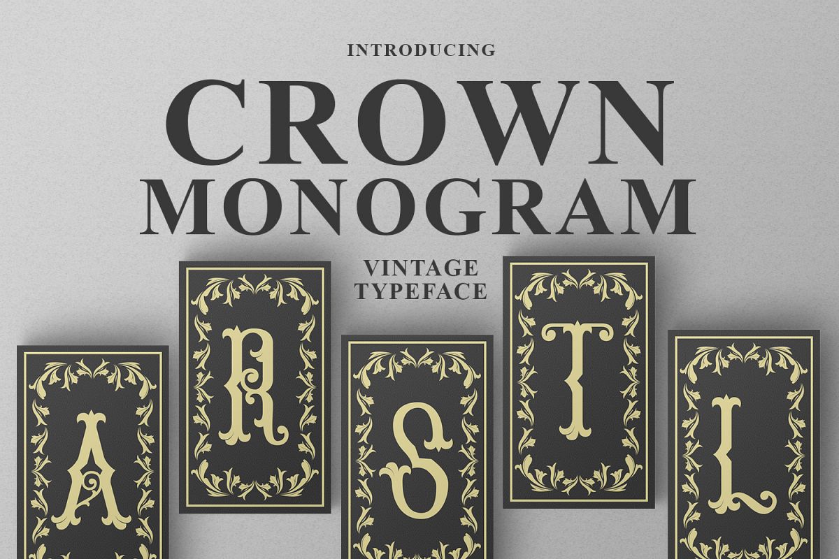Crown Monogram example image 1