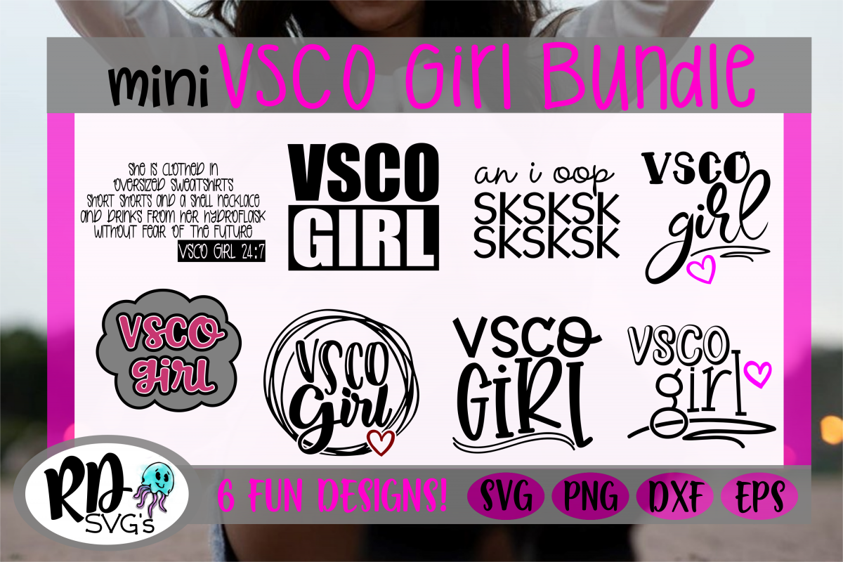 Download VSCO GIRL MINI BUNDLE - SVG Cutting Files for your Cricut