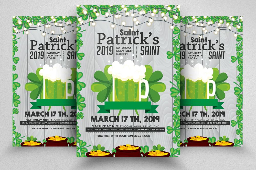 St. Patricks Day Flyer Template example image 1