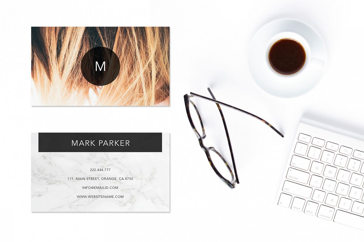 Modern Pattern Texture Beautiful Professional Art Business Card example image 1