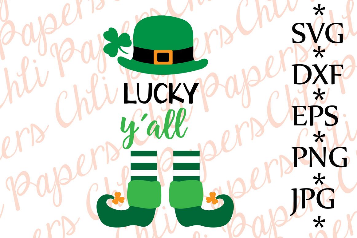 Lucky Y'all Svg example image 1