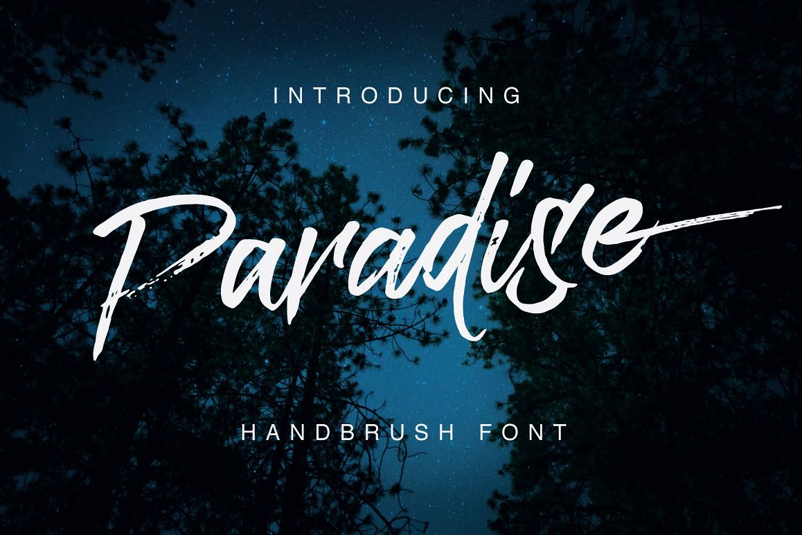 Paradise Typeface example image 1