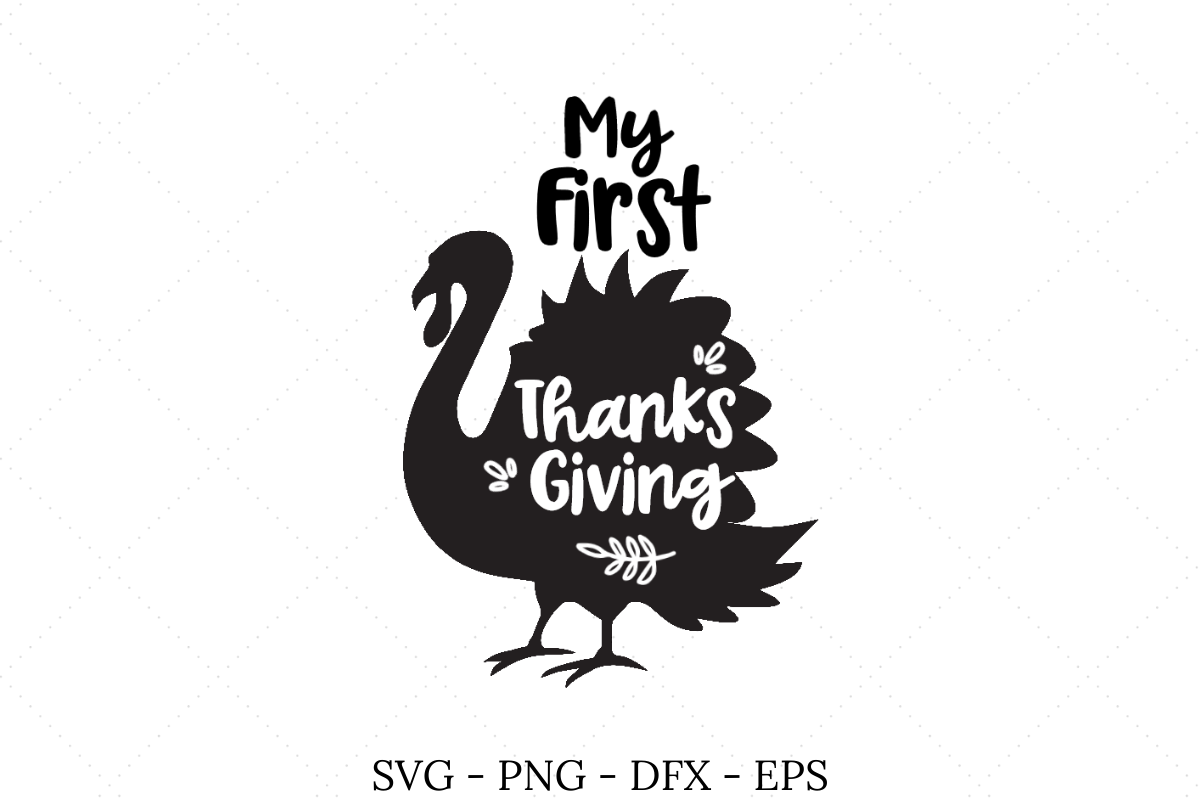 My First Thanksgiving Svg