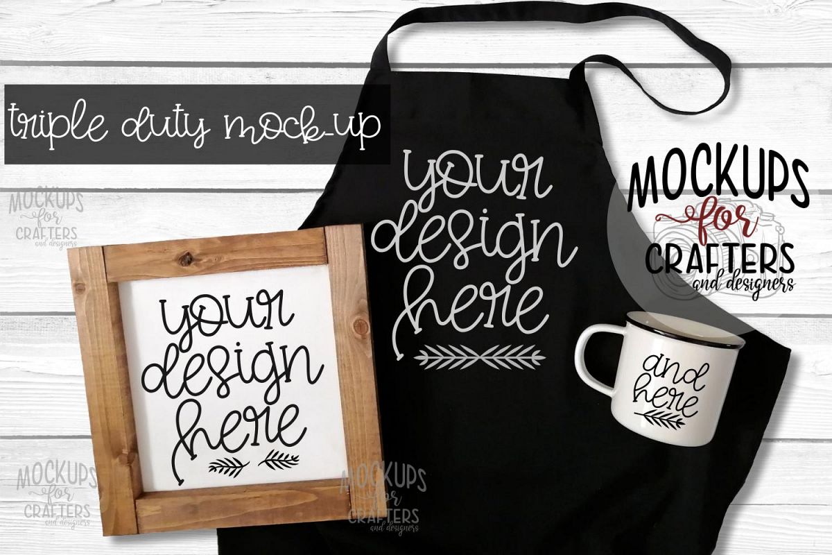 Apron, Sign, Mug - TRIPLE DUTY MOCK-UP example image 1