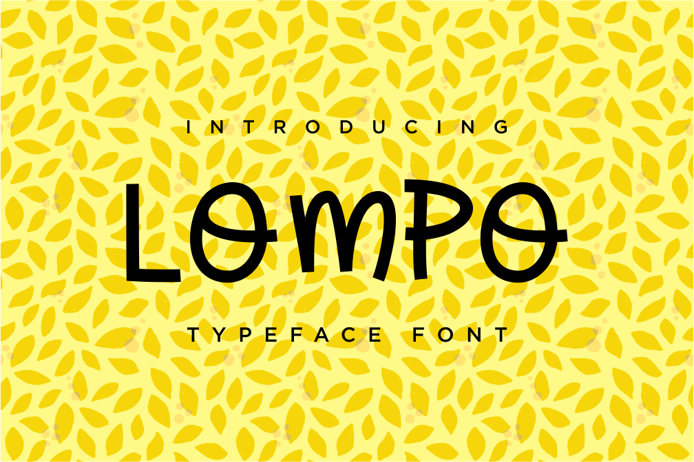 LOMPO Font example image 1