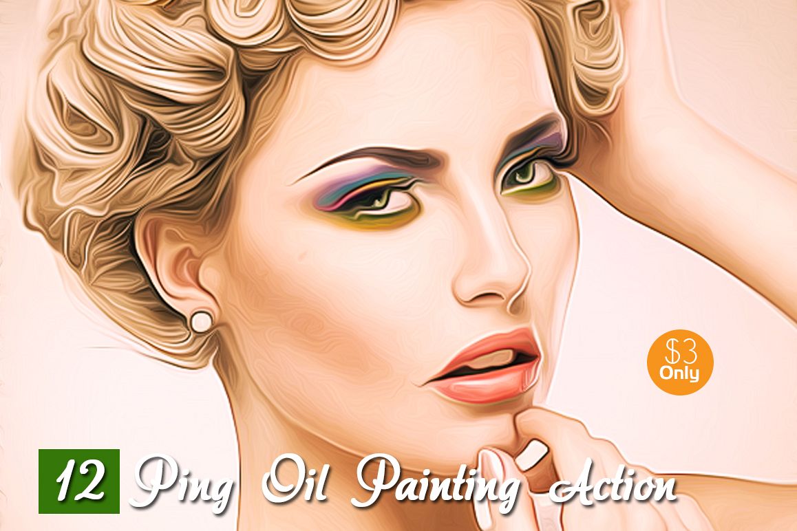 12 Ping Oil Painting Action example image 1