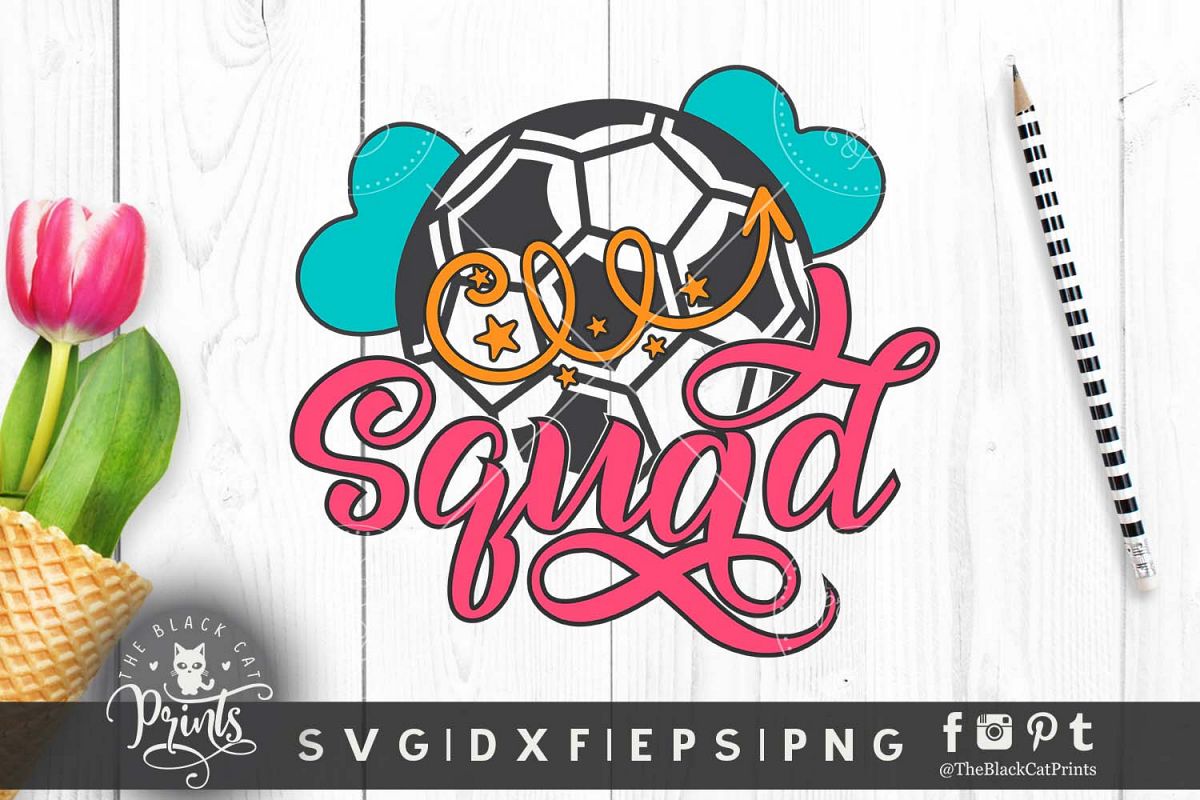 Soccer squad - 2 SVG DXF EPS PNG example image 1