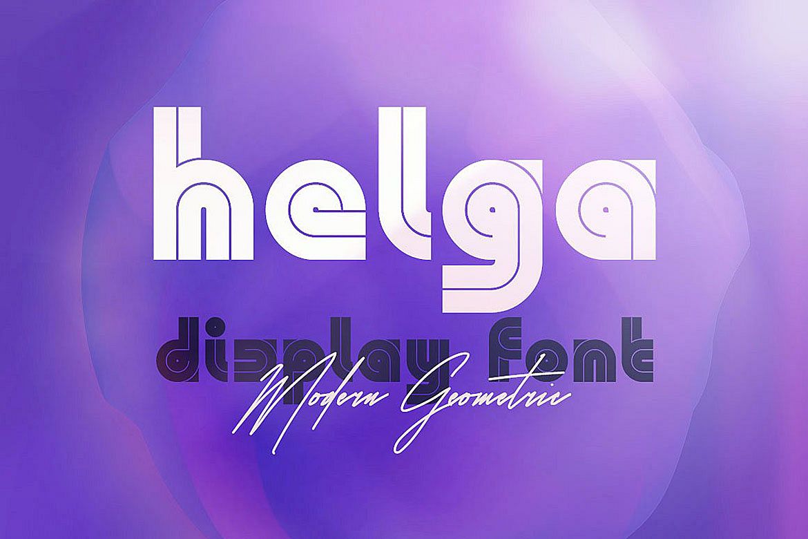 Helga - Display Font example image 1