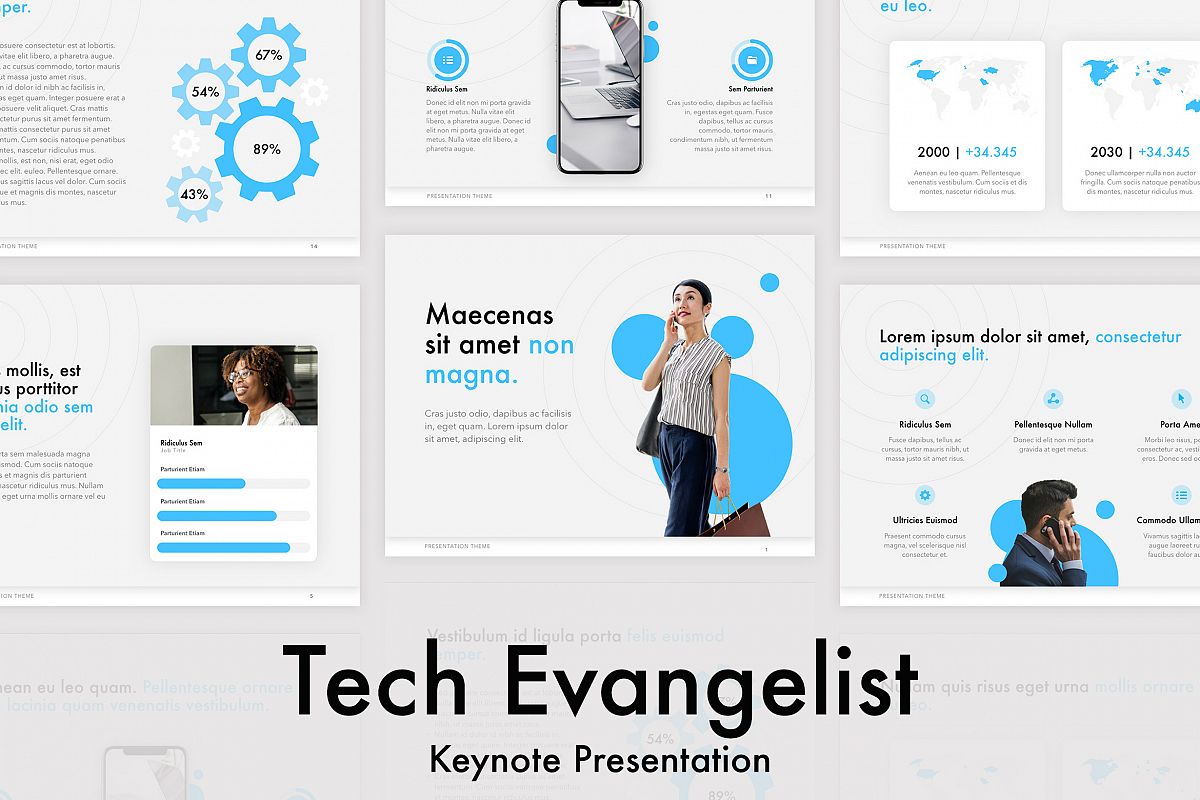Tech Evangelist Keynote Template example image 1