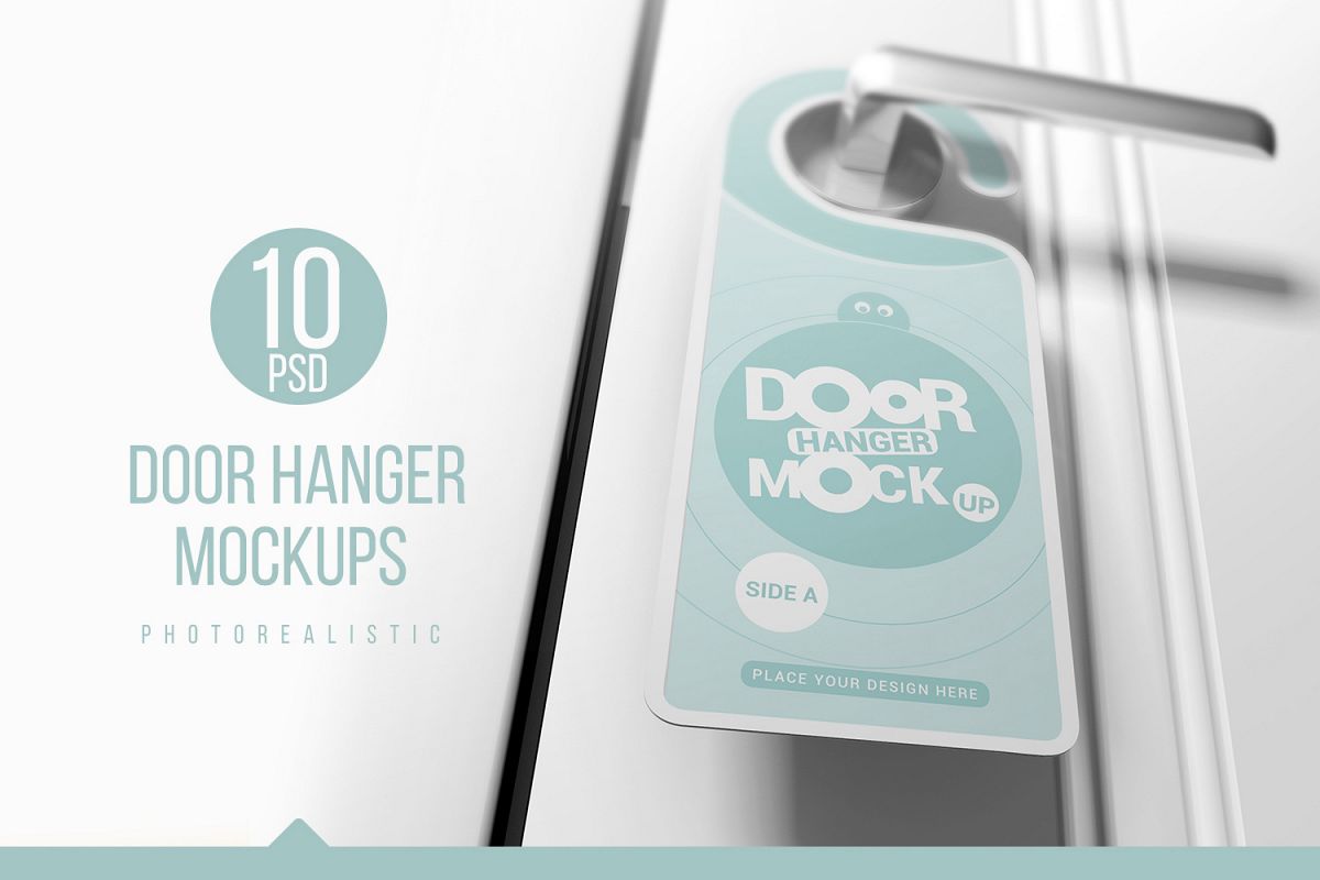 Door Hanger Mockups example image 1