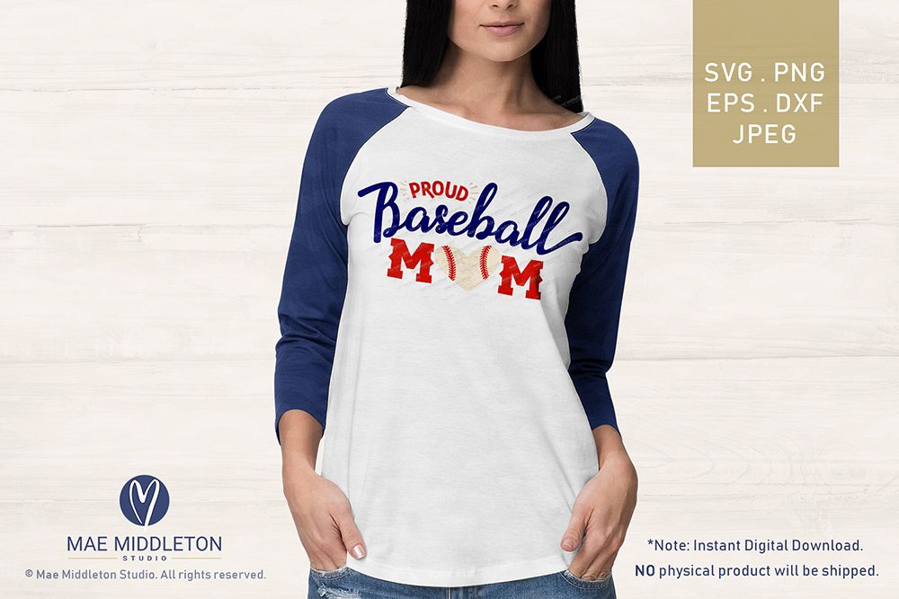 Proud Baseball Mom example image 1