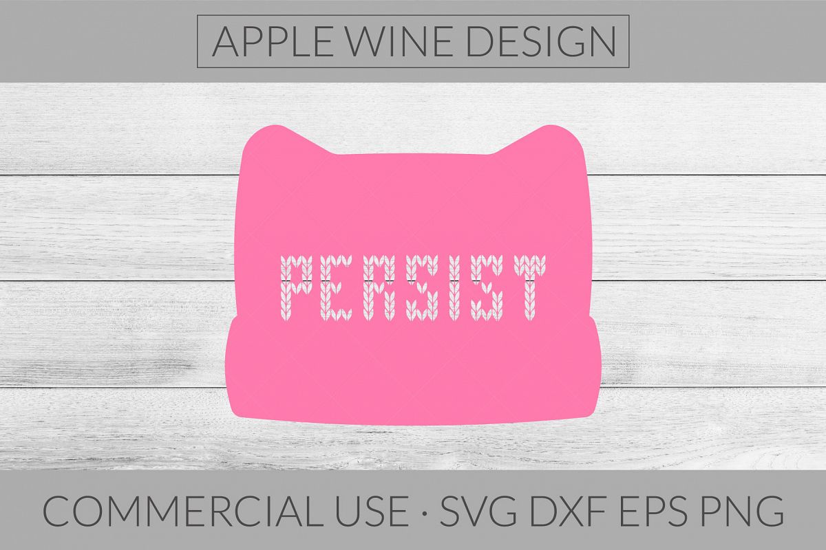 Persist SVG DXF PNG EPS Cutting File example image 1