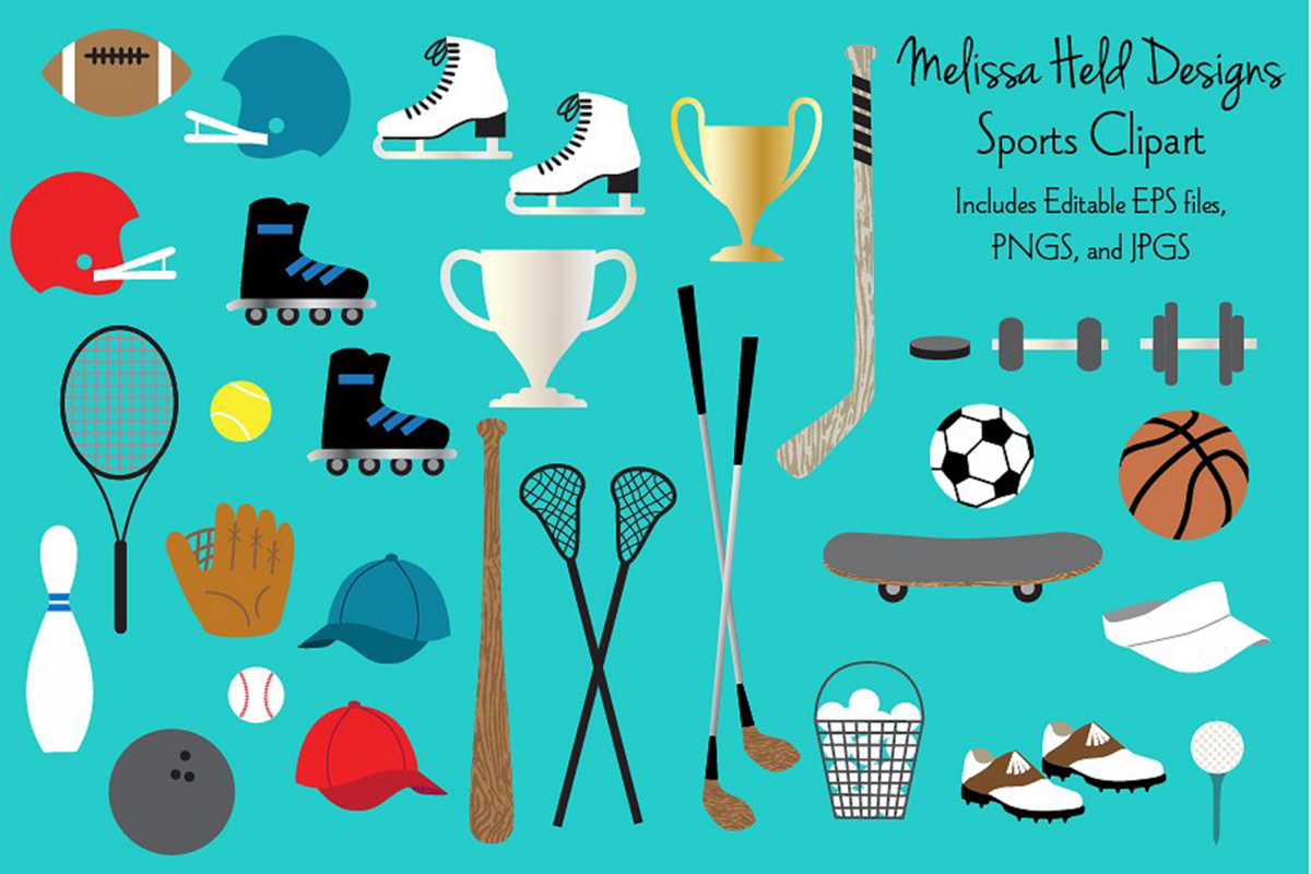 Sports Clipart example image 1