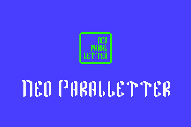 Neo Paralletter Font example image 1
