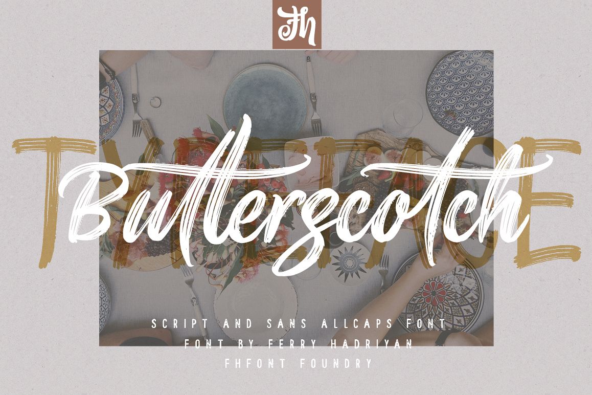 Butterscotch - Handwritten Font example image 1