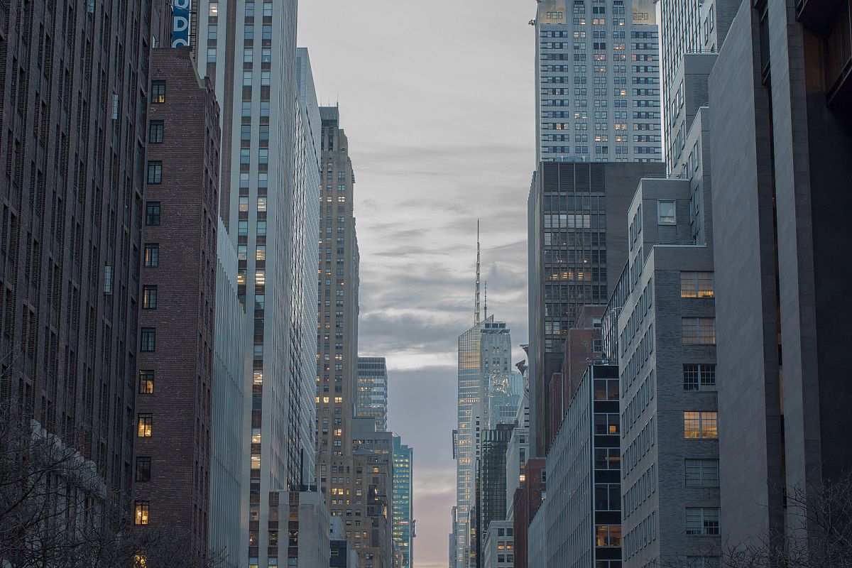 Manhattan Sunset over 42 street example image 1