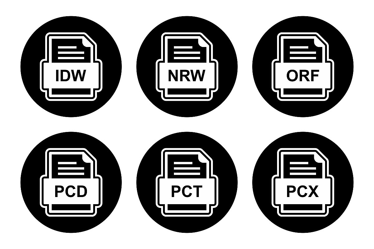 Set Of File Formats Icons example image 1