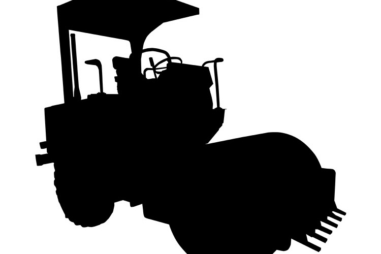 road roller silhouette example image 1