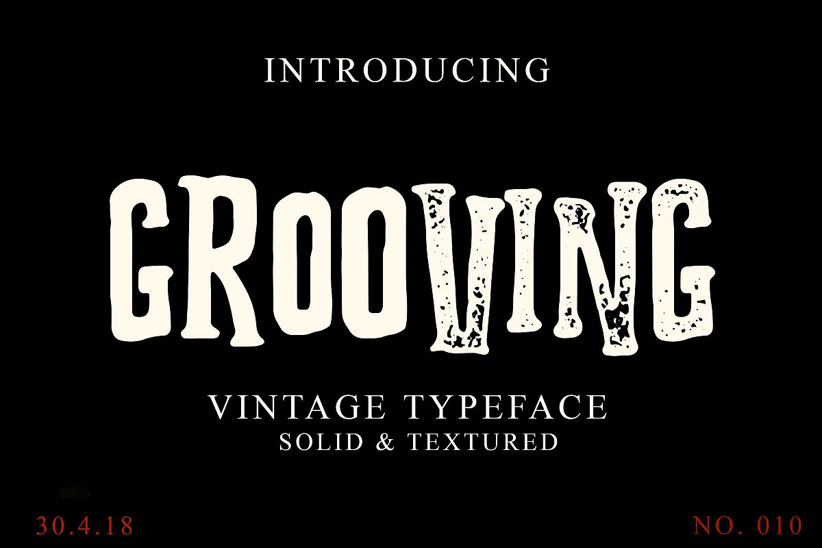 Grooving Vintage Font example image 1