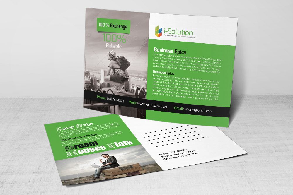 Business Tourist Postcards example image 1