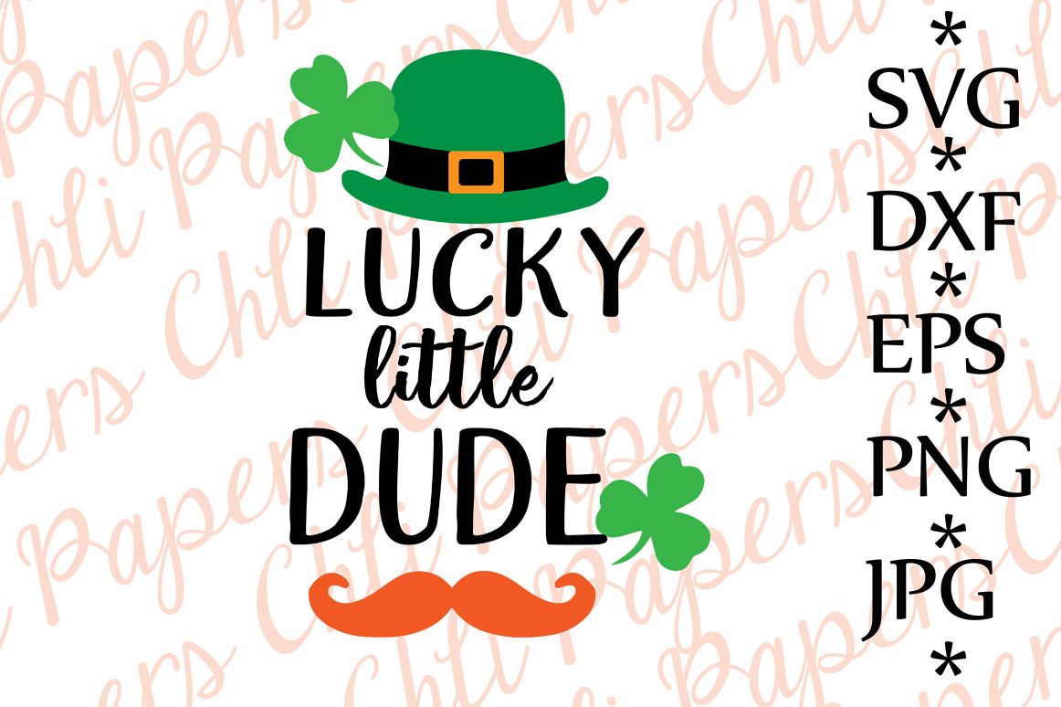 Lucky Little Dude Svg example image 1