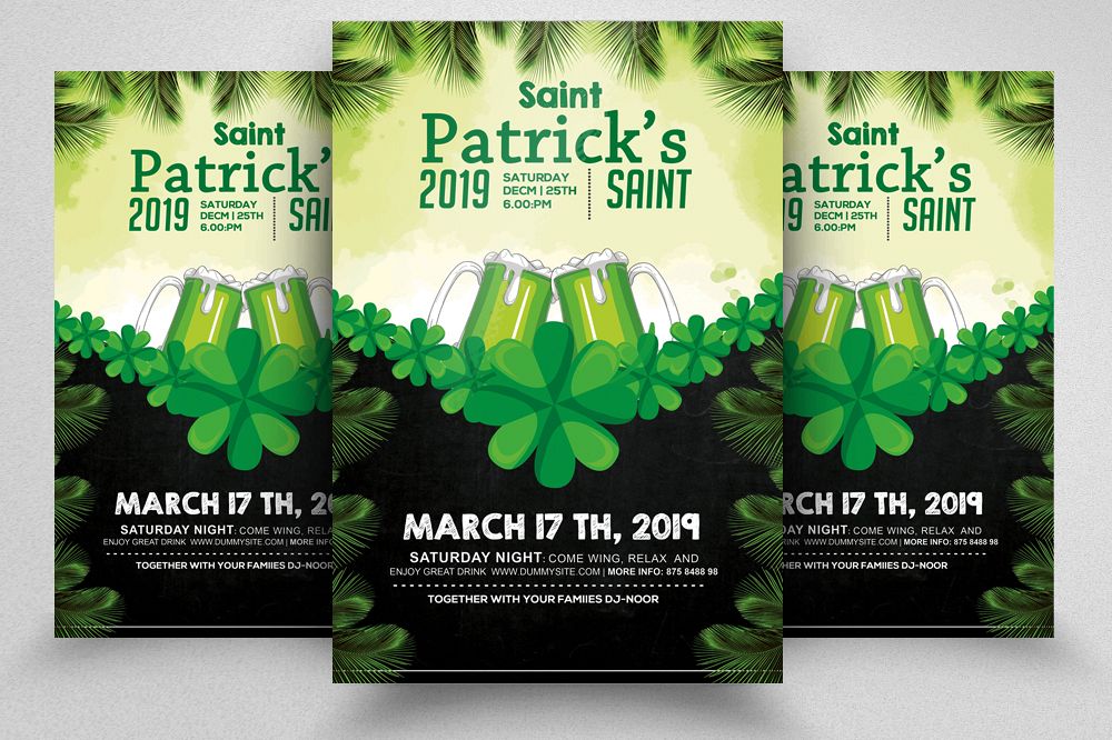 St. Patricks Day Flyer Template example image 1
