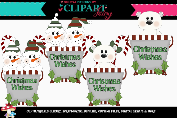 Christmas Pails example image 1
