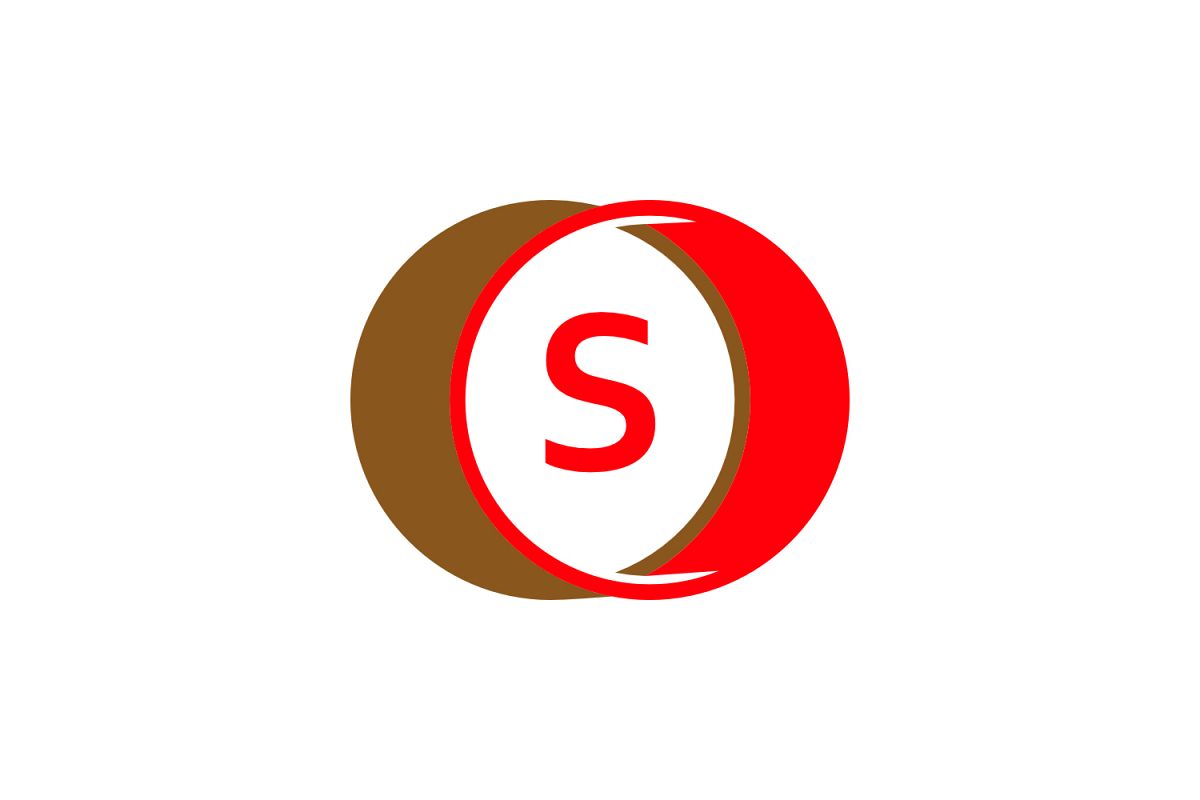s letter circle logo example image 1