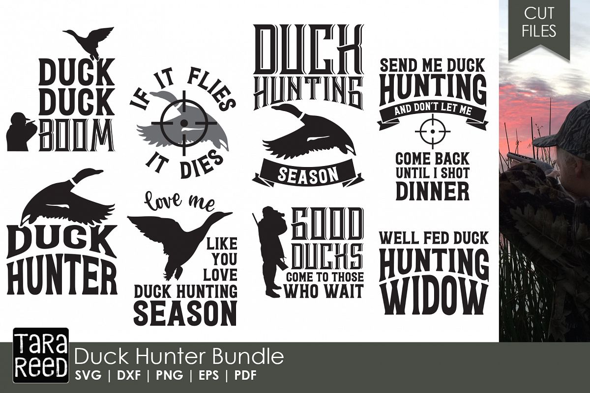 Duck Hunter - Hunting SVG and Cut Files for Crafters example image 1