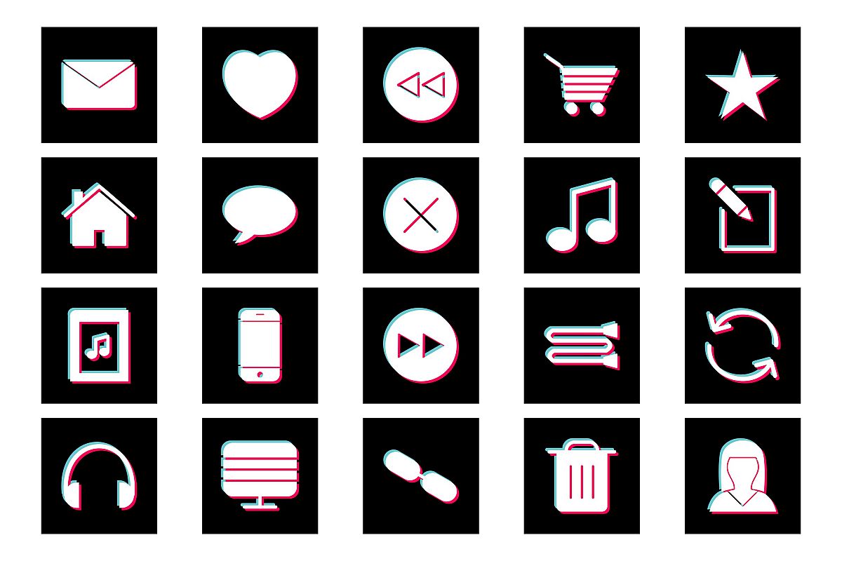 Set Of Multimedia Icons example image 1