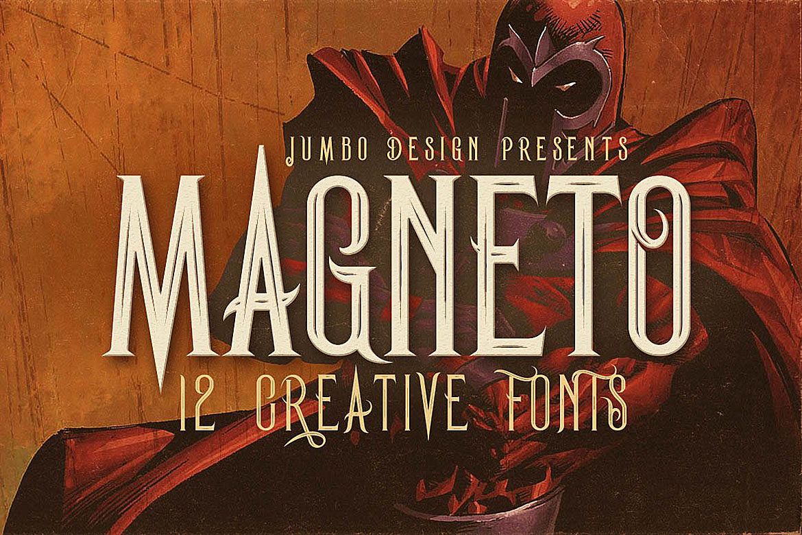 Magneto - Vintage Style Font example image 1