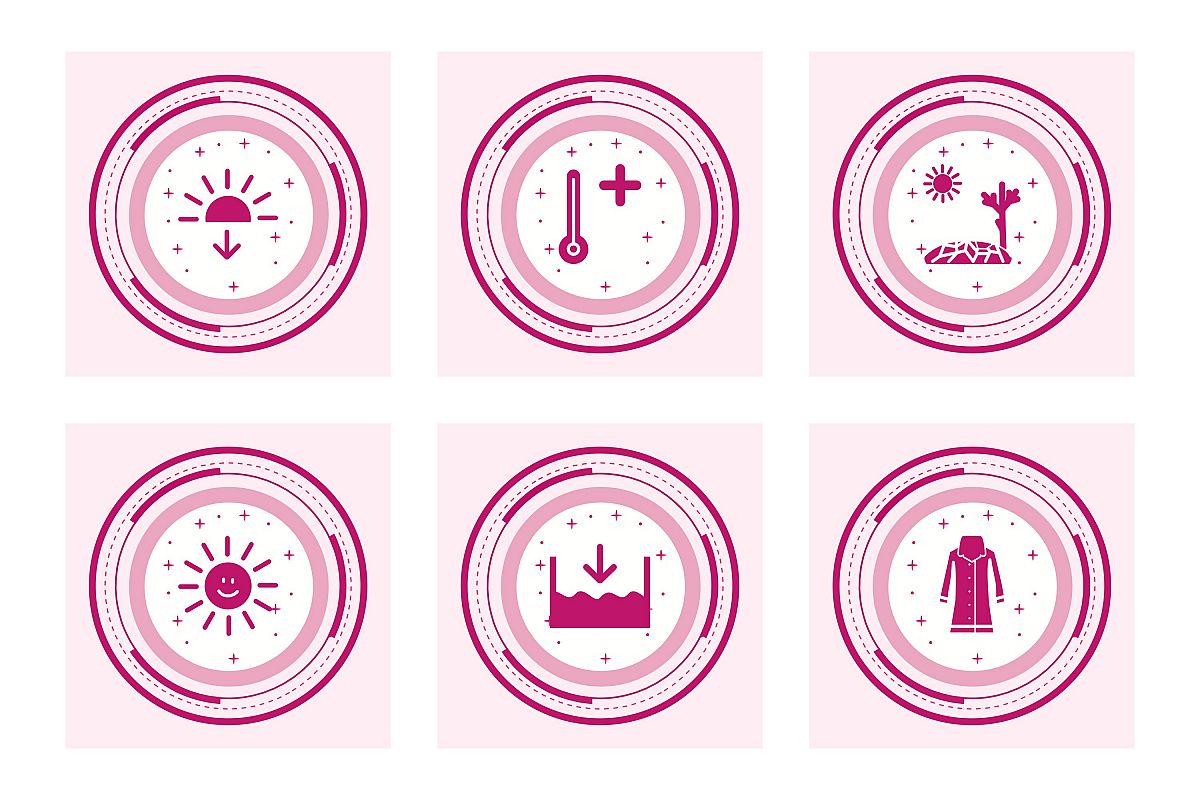 Set Of Weather And Season Icons example image 1