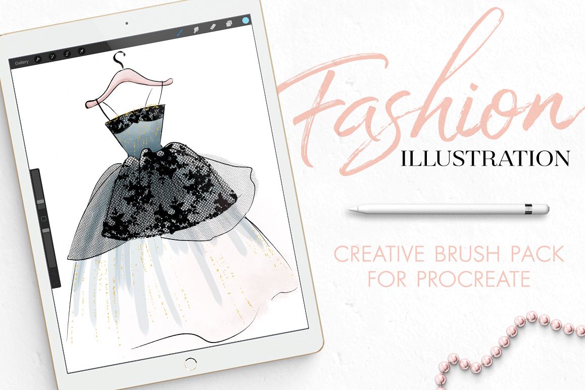 Fashion Illustration Brushes for Procreate example image 1