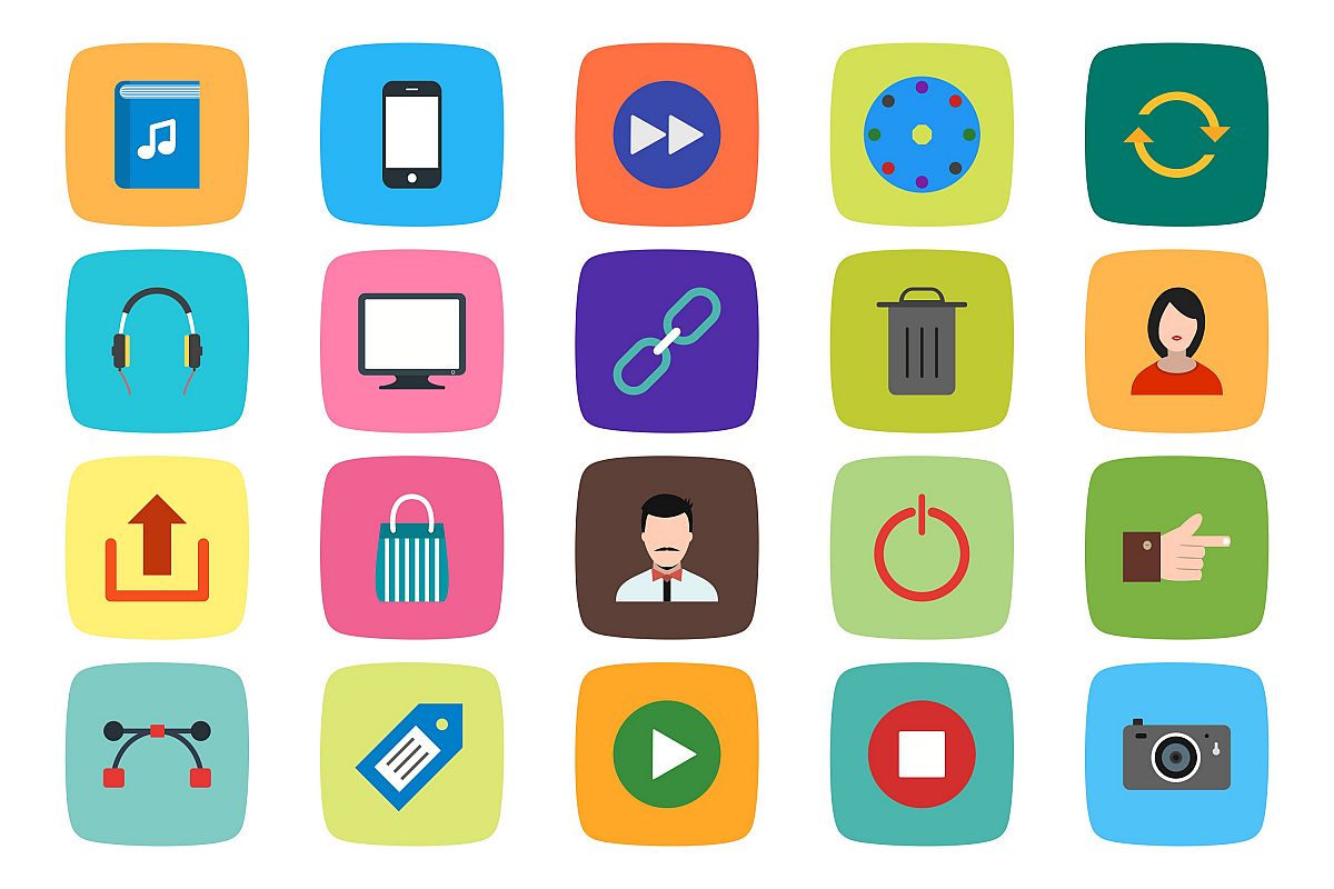 Set Of Multimedia Icons example image 1