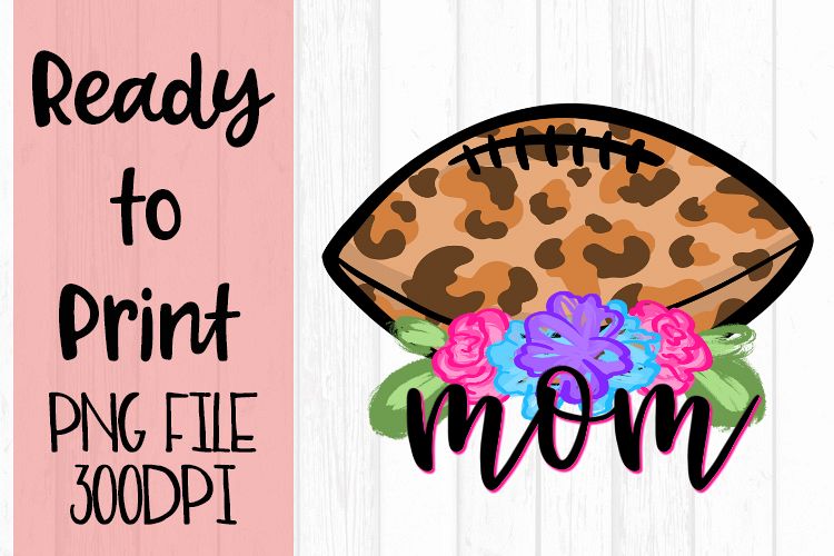 Doodle Mom Football Ready to Print example image 1
