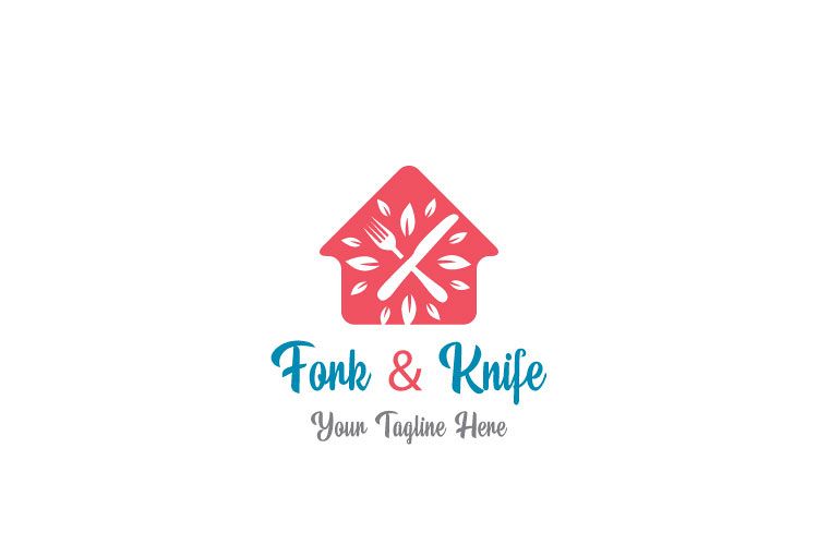 Organic Food Restaurant Logo example image 1