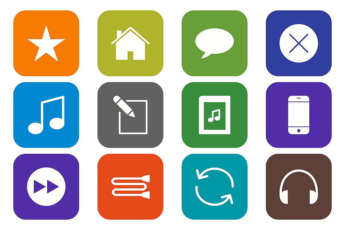 Set Of Multimedia Icons example image 1