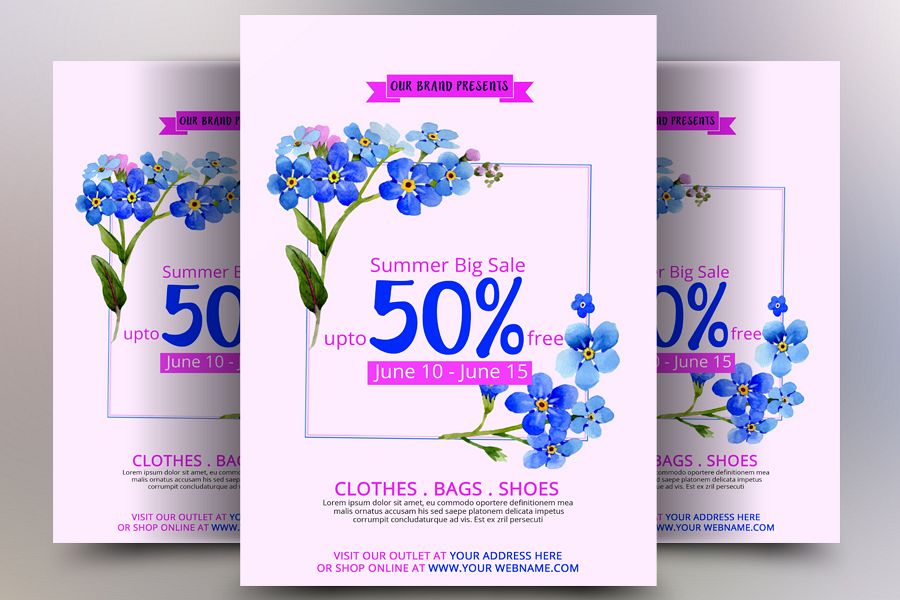Summer Big Sale Flyer example image 1