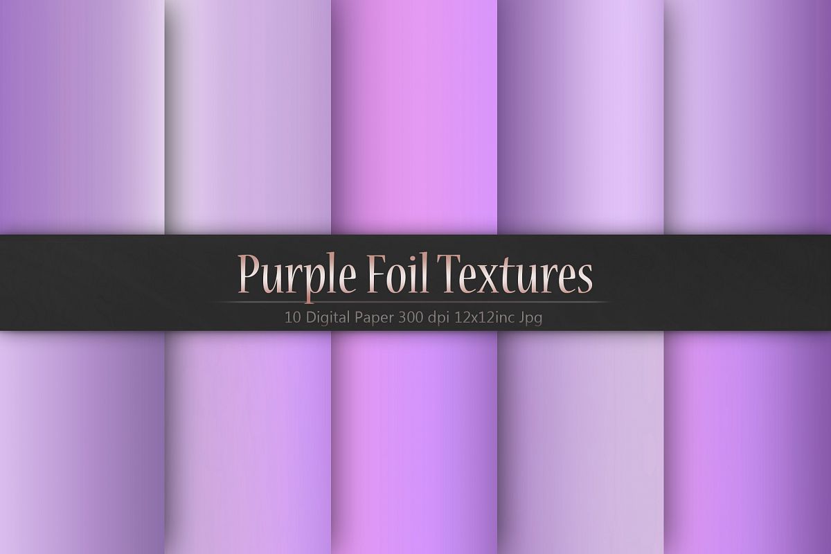 Purple Foil Textures example image 1