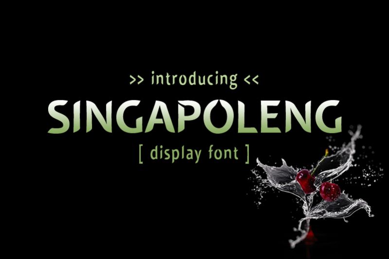 Singapoleng Font example image 1