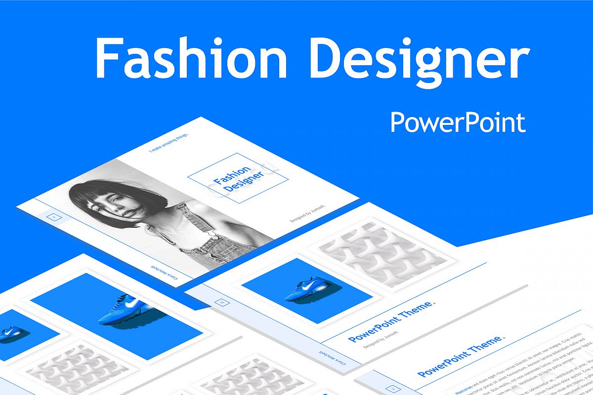 Fashion Designer PowerPoint Template example image 1
