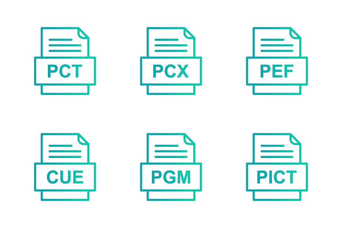 Set Of File Formats Icons example image 1