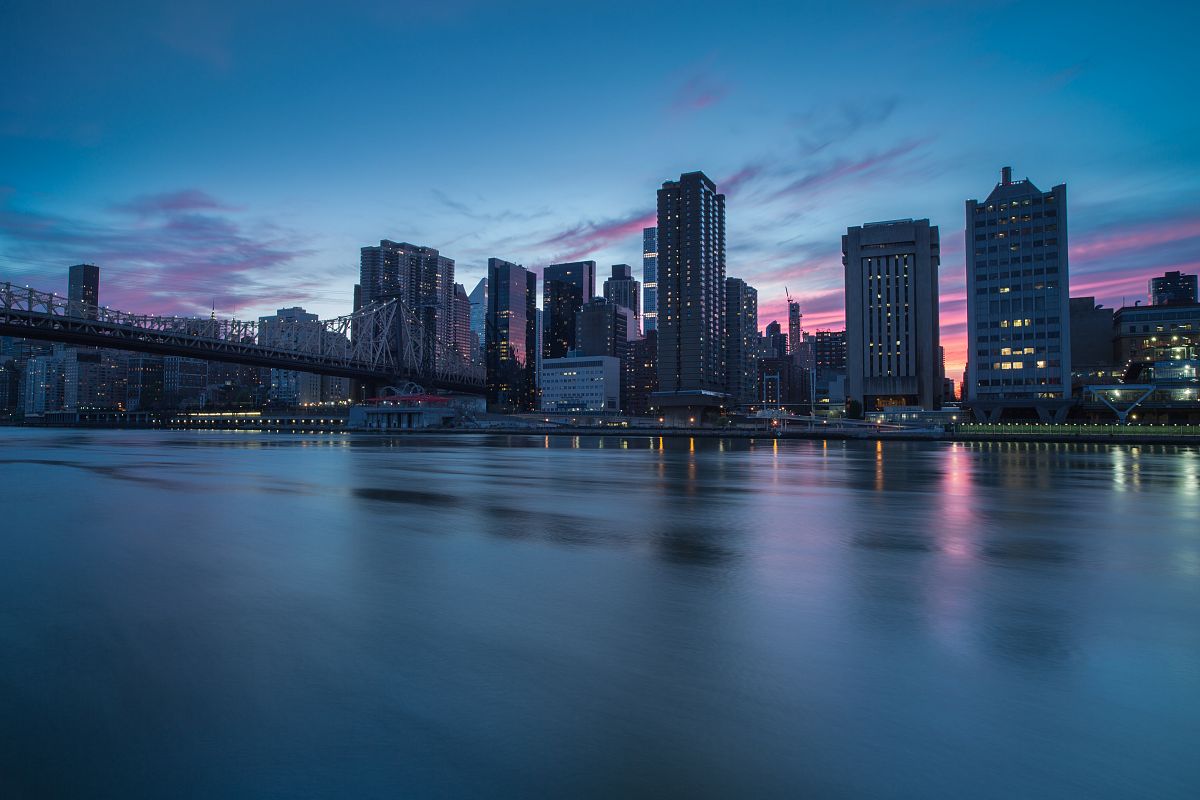Sunset in Midtown Manhattan example image 1