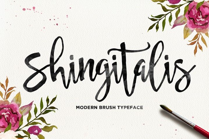 Shingitalis Typeface example image 1