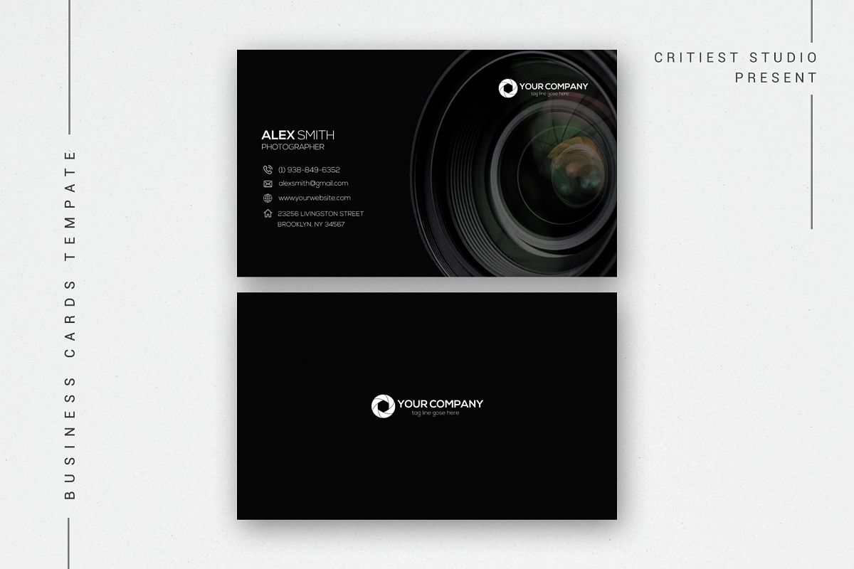 Photography Business Cards example image 1