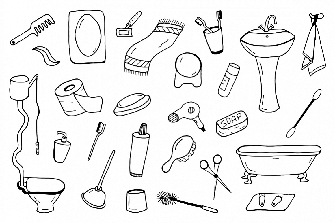 Bathroom accessories collection. example image 1