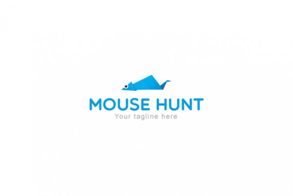 Mouse Hunt - Abstract Animal Stock Logo Template example image 1