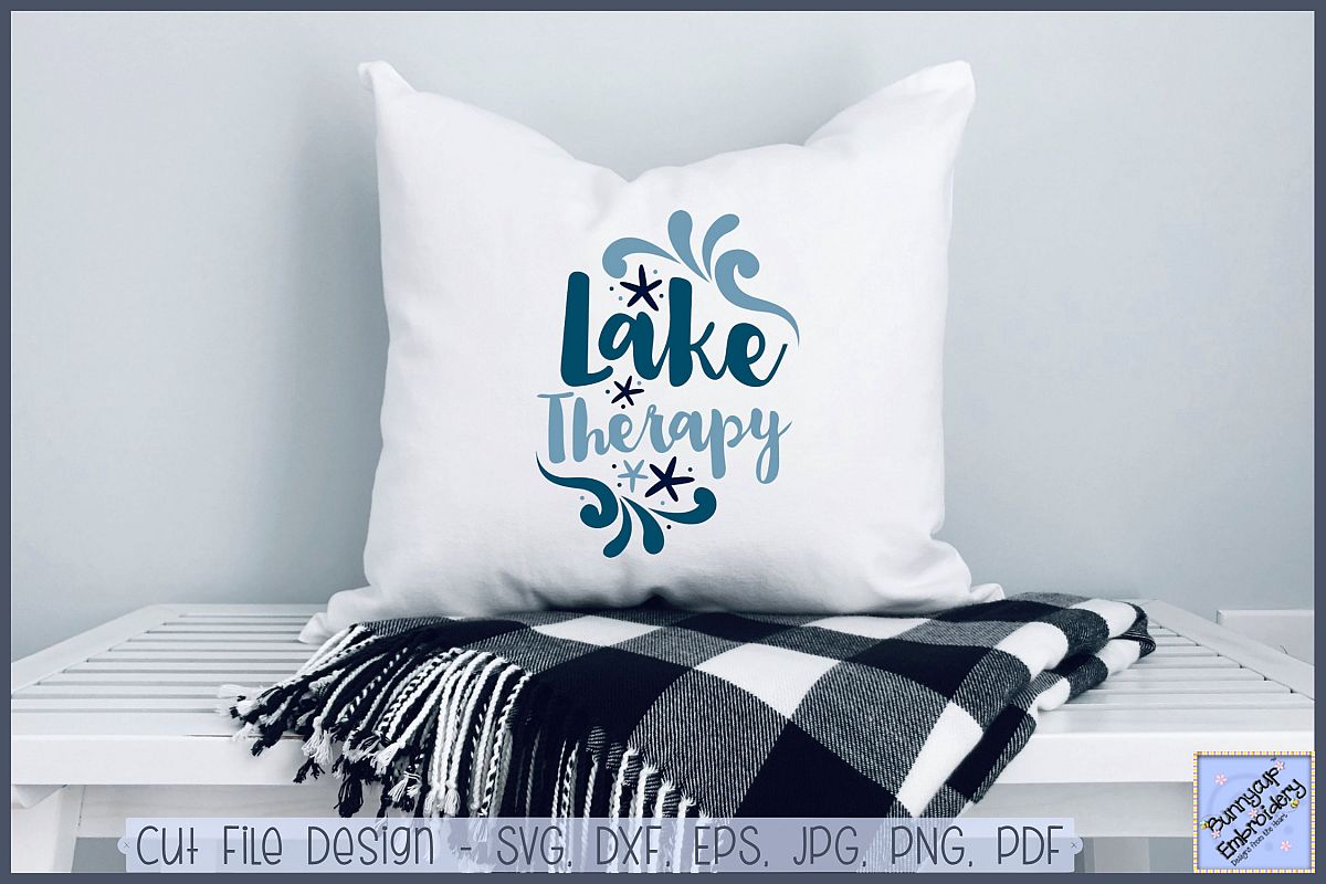 Lake Therapy - SVG, Clipart, Printable example image 1