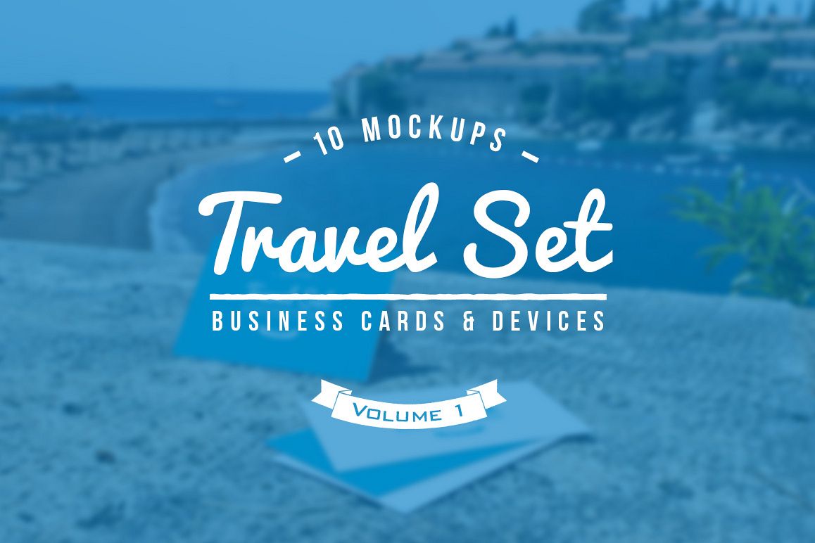 10 Fresh Business Card Mockups vol.1 example image 1