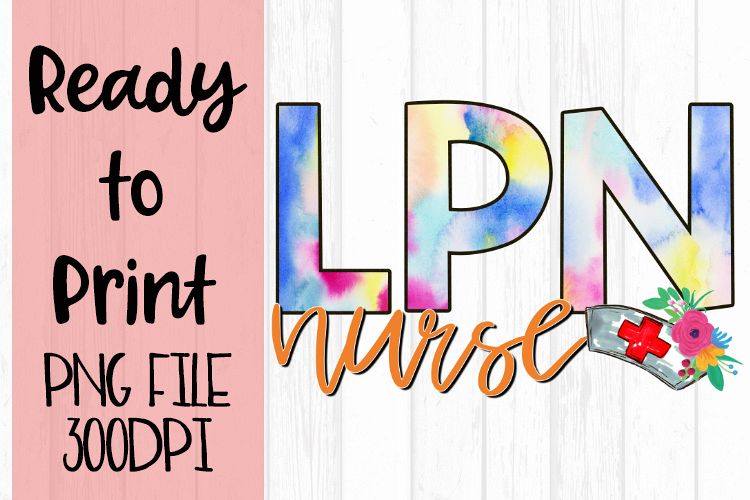 LPN Nursing Occupations Bright Ready to Print Design example image 1
